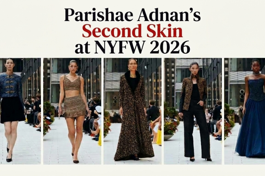 Skin In Spring Parishae Adnan Closes NYFW 2026 With “Second Skin”, A Big Moment for ...
